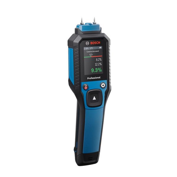 Bosch GMP 2-15 Professional Pin Type Moisture Meter with Integrated Thermo-Hygrometer, IP65 Rated, for Wood and Building Materials-image-37