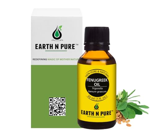 Image of Earth N Pure Fenugreek Oil | 100% Pure & Natural | Cold Pressed | Scalp Nourishment, Soft Hair & Smooth Skin | 30ml