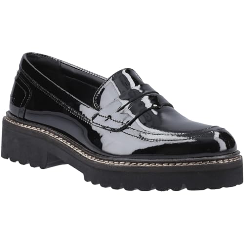 Pod Kenny Leather Mocassins pour femme Noir verni, noir verni, 40 EU