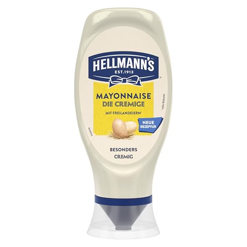 Hellmann's Mayonnaise Die Cremige besonders cremige Mayo mit Freilandeiern 430 ml für 2,99 EUR bei amazon.de Bild: Hellmann's Mayonnaise Die Cremige besonders cremige Mayo mit Freilandeiern 430 ml für 2,99 EUR bei amazon.de