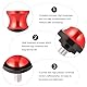 JNNJ 2 Stück Schwingenschutz 8mm Motorrad, Motorrad Cnc Heckständer Schwinge Spool Sliders Stand, Motorrad Cnc Schieberegler Unterstützung Schwingarmspulen(Rot)