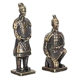 Idée cadeau parfaite : ces figurines de guerriers en alliage de cuivre sont idéales pour les collectionneurs de mini-figurines ou pour toute personne recherchant des objets décoratifs uniques pour sa bibliothèque. elles allient le charme des statues à l’aspect pratique d’un décor en alliage de cuivre, inspiré des anciennes figurines chinoises, et peuvent également servir à la décoration d’un aquarium