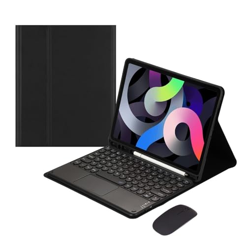 Housse de protection iPad Air 11 M2 contre les chocs avec clavier tactile et souris