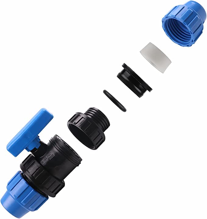 Acquaverde 5 Valvole Per Tubo Da Irrigazione A Goccia Ø 25 Mm – Cod. 18530