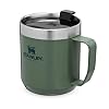 Stanley Classic Legendary Camp Mug 0.35L / 12 OZ Hammertone Green – Lekvrij – Vacuüm geïsoleerde mok – Roestvrijstalen…