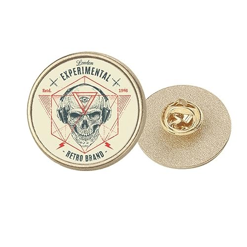 Broche ronde squelette pour look bohème chic et veste en jean