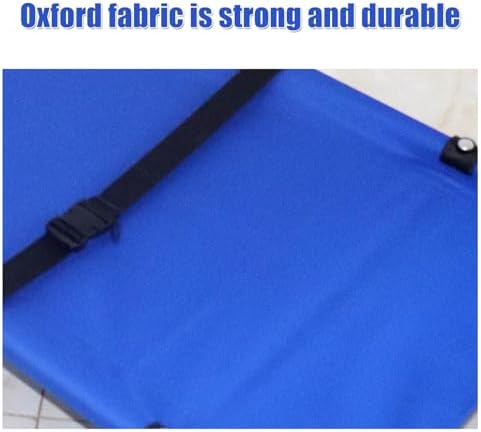 Portable Aluminum Folding Stretcher - 353 lbs Capaci Emerncy for Hospitals, Clinics, Homes, Sports, and Ambulances - Lightweight, Blue, 83x21x4.7in
