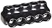 Morris Products 97581 Black Insulated Multi-Cable Connector ? 5 Wire Ports, 3/0-7 Wire Range, 1/4 Allen Hex ? 3.64? L x 1.99? H ? Single Entry ? Small Wire Range, 2-Pack