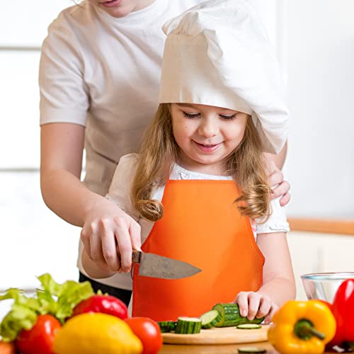Yahenda 60 Pack Kids Painting Aprons Children's Artists Fabric Aprons Paint Apron Art Craft Aprons Disposable Child Apron(Red, Orange, Yellow, Green, Blue And Purple) #TOP5