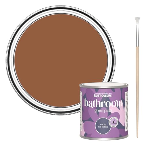 Rust-Oleum Mould-Resistant Bathroom Grout Paint - Terracotta 250ml