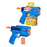 Nerf N Series Purestrike, Lançador em plástico azul com 2 dardos Nerf N1 (compatíveis apenas com lançadores N Series), para crianças a partir de 8 anos