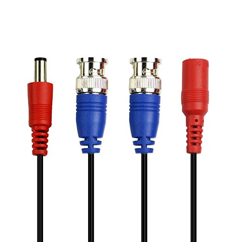 Tyumen 4 Pack 100Ft (30.5 Meters, Black) All-In-One Bnc Video And Power Security Camera Cable, Bnc Extension Surveillance Camera Wire For Cctv Camera Dvr Security Systems #TOP4