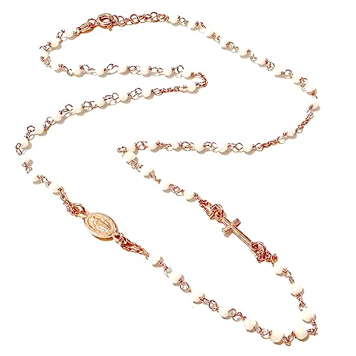 Amorili rosario uomo donna collana girocollo