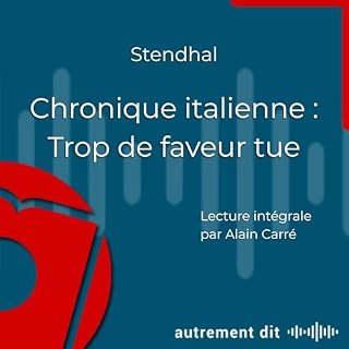 Couverture de Chronique italienne : Trop de faveur tue