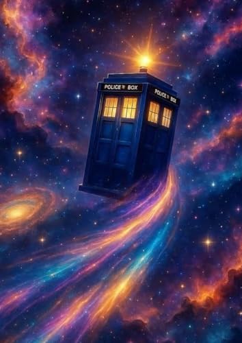 Frenchiart Poster Métallique Doctor Who – Série Culte – 30 x 42 cm – Avec Aimant Mural