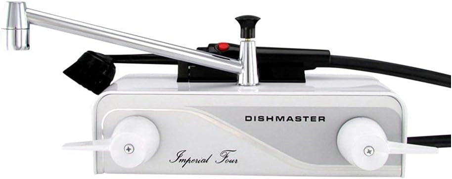 Dishmaster M76WE Imperial Four Kitchen Faucet – White