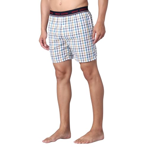 Image of Urban Scottish Men's Boxer | 100% Cotton | Regular Fit, Mid-Rise | Printed, Outer Elastic