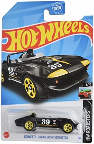 Carrinho Miniatura Hot Wheels Corvette Grand Sport Roadster HW Roadsters - HKH38
