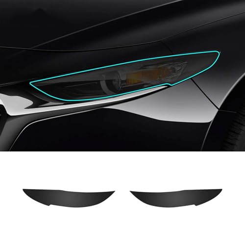 Película para faros delanteros de coche Mazda 3: calcomanía TPU protectora 2