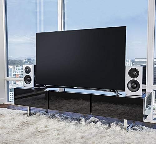 Definitive Technology D11 High Performance Demand Series Bookshelf Speakers, New and Unique Tweeter Design, Acoustically Transparent Magnetic Grille, Pair, Premium Piano Black