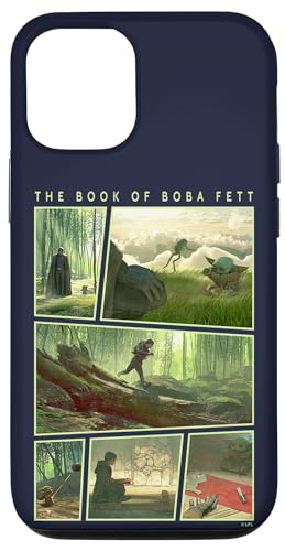 Coque iPhone 12 Star Wars Grogu Training Panels pour protection de téléphone Apple