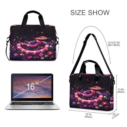 Funda para Laptop 15.6 pulg con Asa y Correa Rosa miniatura 5