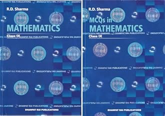 Mathematics For Class 9 - with MCQs (Set of 2 Books) - CBSE - R.D. Sharma - Examination - 2025-26