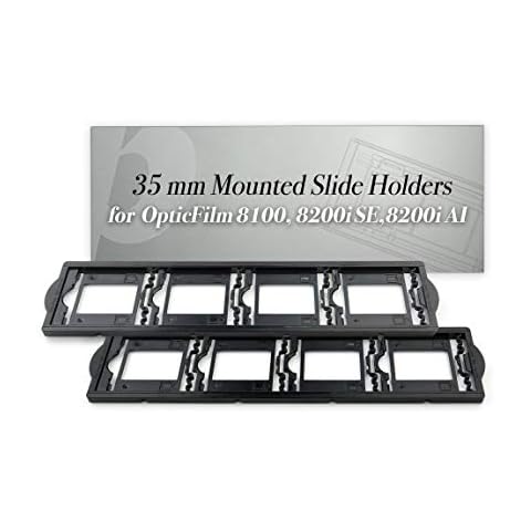 Plustek 2 x 35 mm Mounted Slide Holders (Positive), for OpticFilm 72~83 Series use only (8100 & 8200i & 8300i) Cover