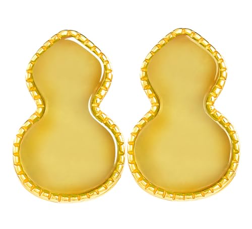 Boucles d'oreilles en jadeite naturelle catégorie A faites main pour femme élégante