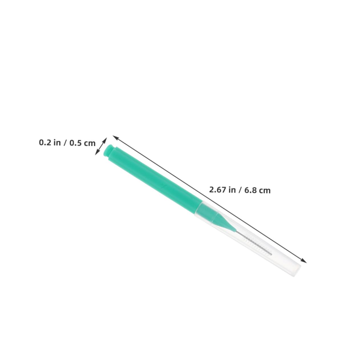 Gatuida 200 Piezas Cepillos Interdentales de Cepillo de Limpieza Interdental Limpiador de Hilo Dental Palillo Herramienta de Limpieza Dental para Uso Diario