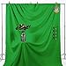 Produktbild 3mx3m Green Screen Fotografie Hintergrund Hintergrund Chromakey Musselin Hintergrund Bildschirm für Foto Video Studio 2 Stück Clip Halter
