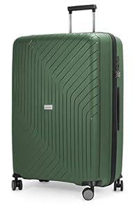 Hauptstadtkoffer TXL - Großer Hartschalen-Koffer, TSA, 4 Doppel-Rollen, Trolley, Rollkoffer, Reisekoffer, EXTRA LEICHT, 76 cm, 120 Liter, Dunkelgrün