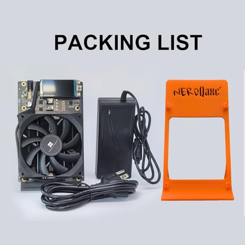 Bitcoins Miner NerdQaxe 2.9TH/s 575MHz 4X BM1368 ASIC 2.4G WiFi 20W/TH BTC Lottery Crypto Miner with S21 Pro Asic Bitcoins Mining Machine Micro Silent Home Use