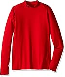 Máximo randamiento Under Armour CG Mock Camisa de Manga Larga, niños, Rojo, YXL