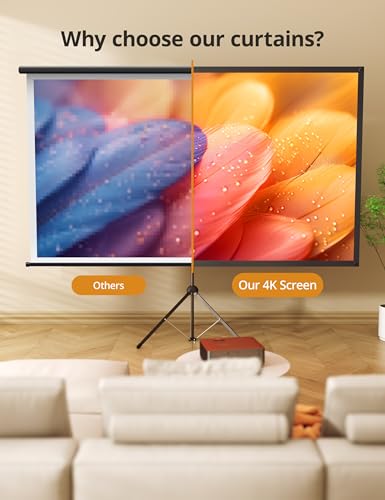 Portable Projector Screen with Stand