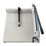 Guillotine Paper Cutter A3 Heavy Duty, Commercial Guillotine Paper Trimmer Manual Paper Slicer Trimmer Machine with Double Security Protection, for Label Craft Cardboard Paper Photos Home Office - Image 8