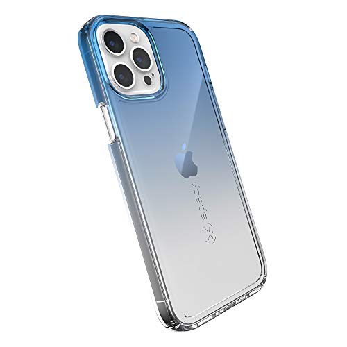 Speck Products Gemshell Print iPhone 12 Pro Max Case, Kyanite Blue/Clear (137612-9135)