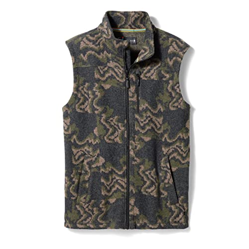 Smartwool Men's Hudson Trail Fleece Vest Camo S at Amazon Men's