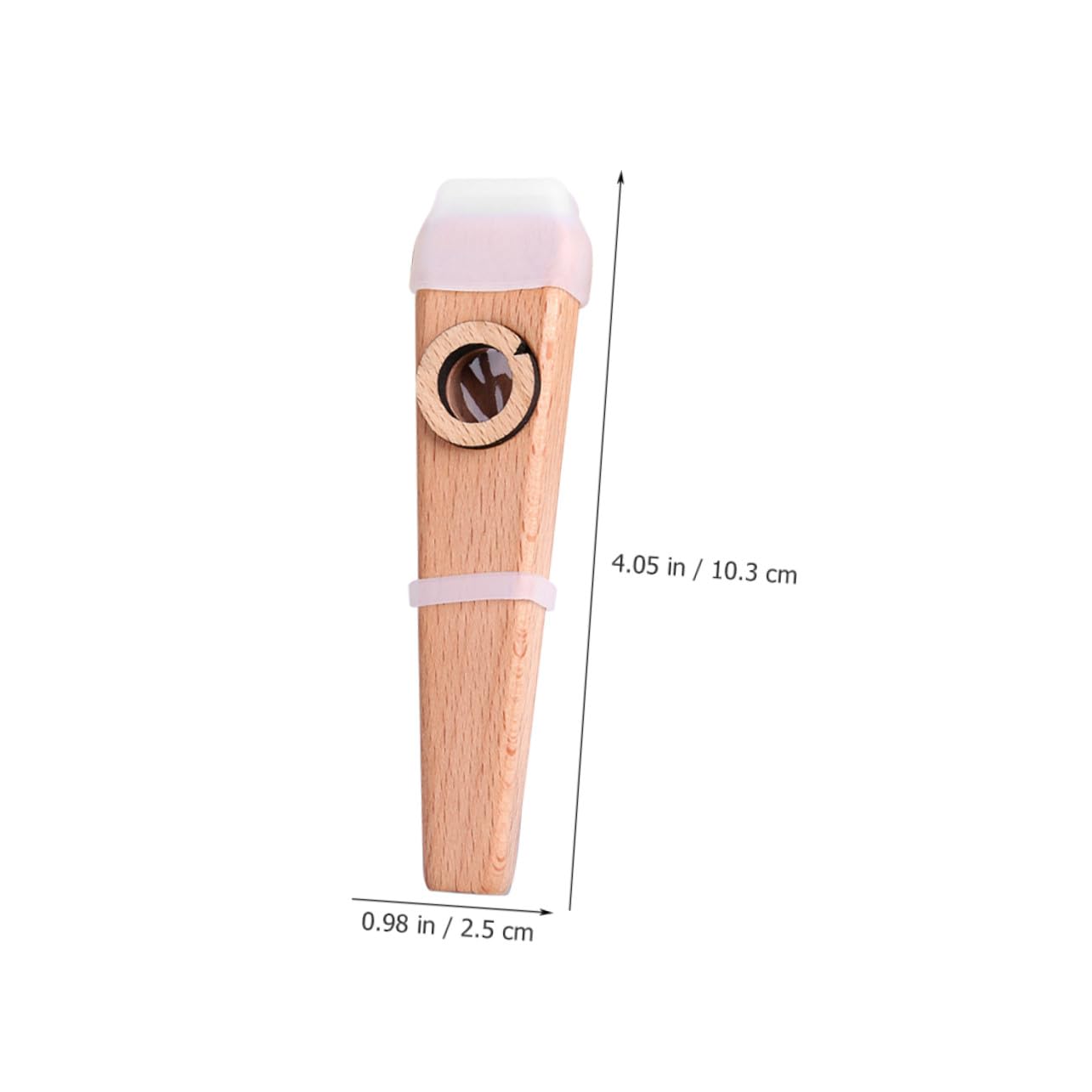 Kazoo Musikinstrument 1 Satz mit Resonanzrohr und Membran Mottoparty