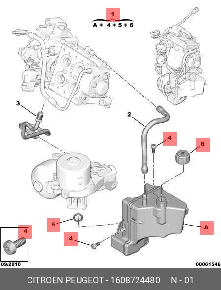 Réservoir huile suspension hydraulique Compatible avec Citroën C4 Picasso et pour OEM 1608724480