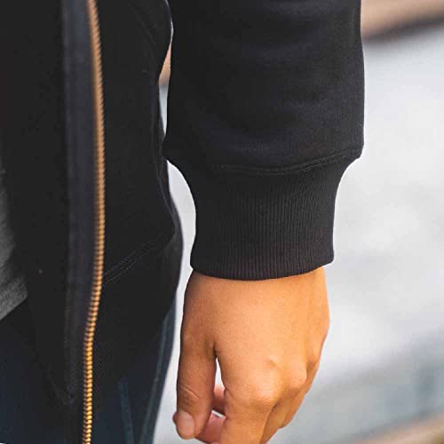 100% Organic Cotton Men's Zip Up Hoodie - Fair Trade Certified Zipper Hoodie for Men4