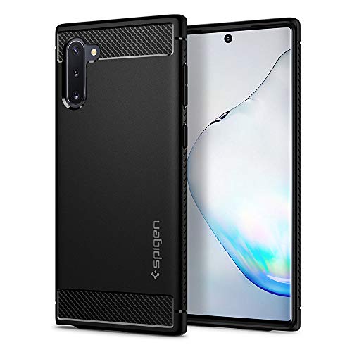 Spigen Rugged Armor Designed for Samsung Galaxy Note 10 Case (2019) - Matte Black