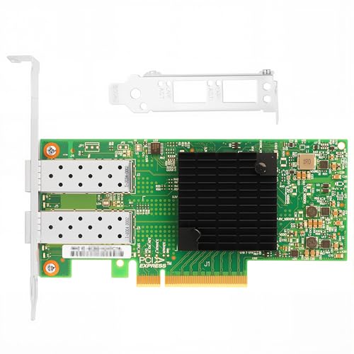 Image of Vogzone 10GbE NIC Card for Mellanox MCX4121A-XCAT, PCIe 3.0 x8 10Gb Ethernet NIC with Mellanox ConnectX-4 Chipset, Dual SFP+ Network Card Support RDMA