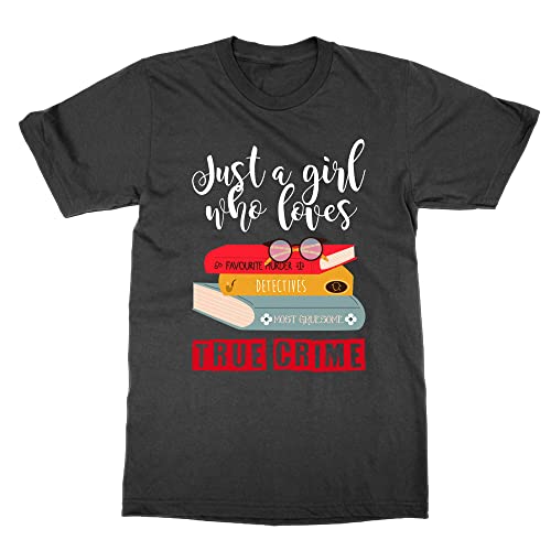 T-shirt True Crime noir taille M le cadeau parfait pour une amie