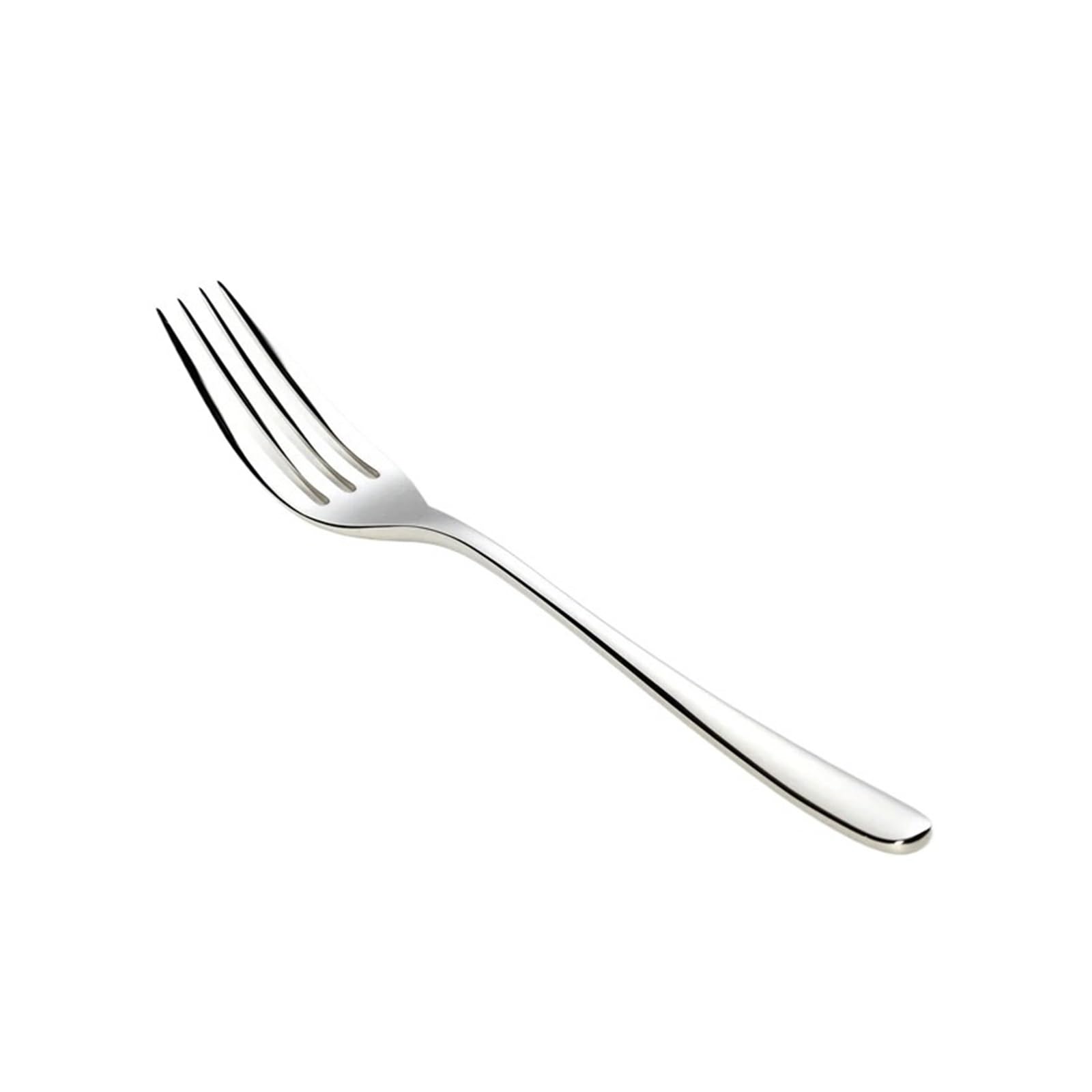 Wzptlkibad 6 Pcs Dinner Forks Stainless Steel Dinner Fork, 204Mm Western Tableware