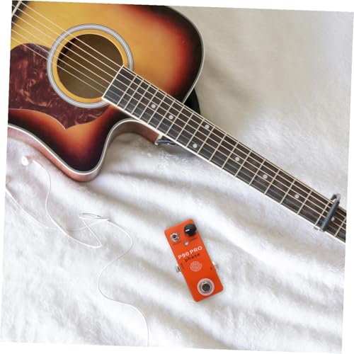 Effet de guitare orange BESTonZON boîtier mini pocket à effet de phase fluide - 4