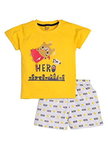 Image of Toonyport Presents Casual Clothing Sets for Kids | T-Shirt and Half Pant Set | Best Combo Outfits for Kids | Age 6 Months to 6 Years