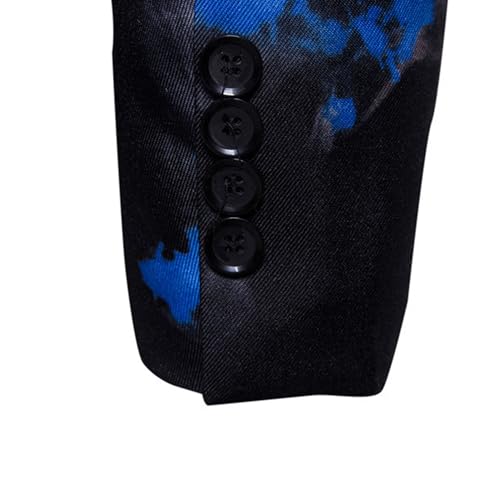 Mens Plaid Suit Slim Fit Tie-Dye Jacket Casual Tuxedo Suit Formal Blazer Tuxedo Set Wedding Business Party2