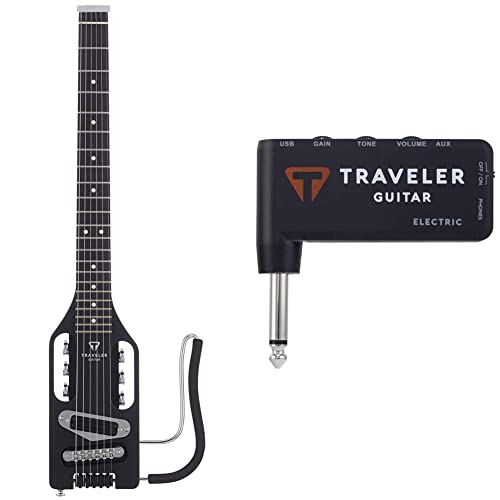 Traveler Guitar UltraLight Electric & TGA1E Electric Guitar Headphone