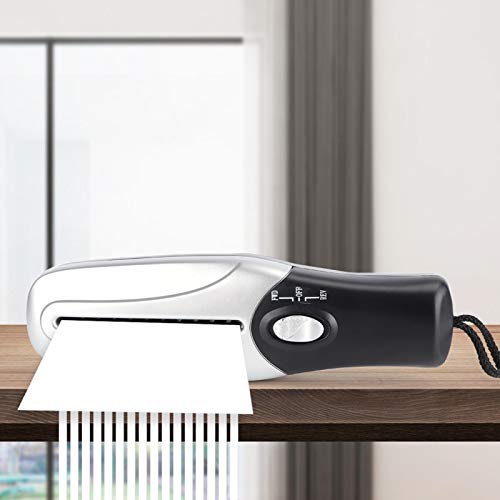 Trituradora de papel, trituradora elétrica portátil USB alimentada por bateria Trituradora portátil